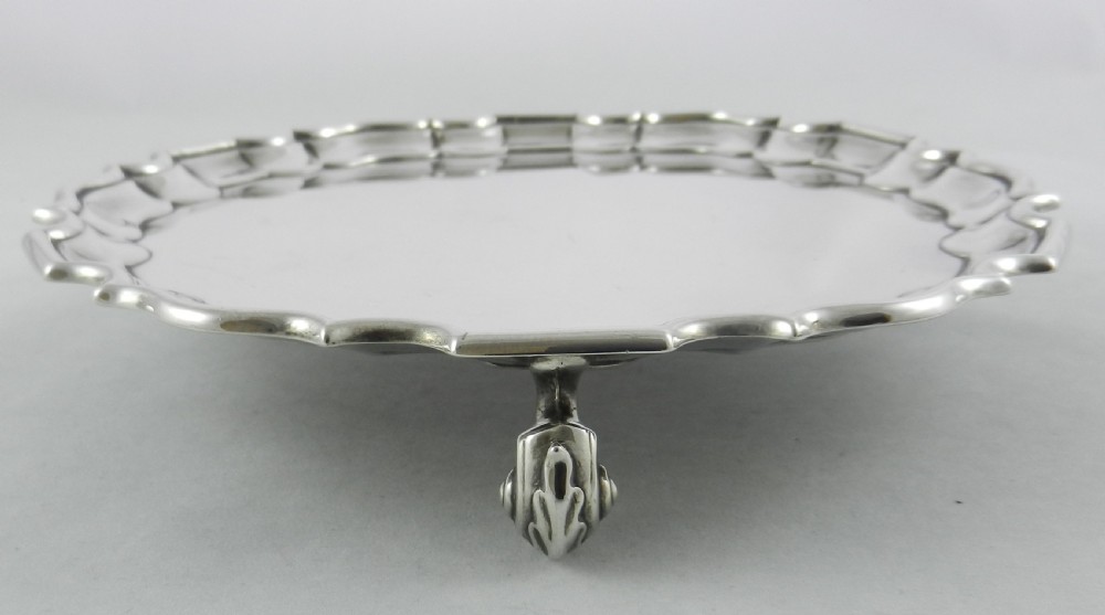Antique Silver Salver. View II