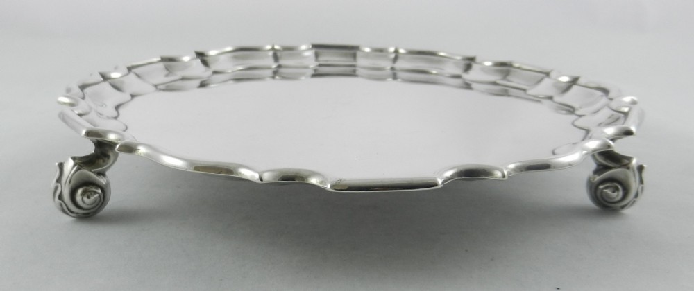 Antique Silver Salver. View III