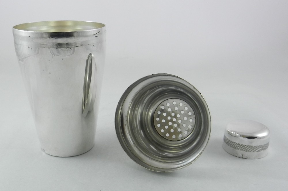 Silverplated Cocktail Shaker. View III