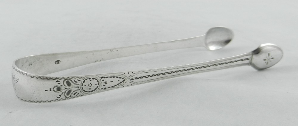 Geo.III Silver Sugar Tongs.