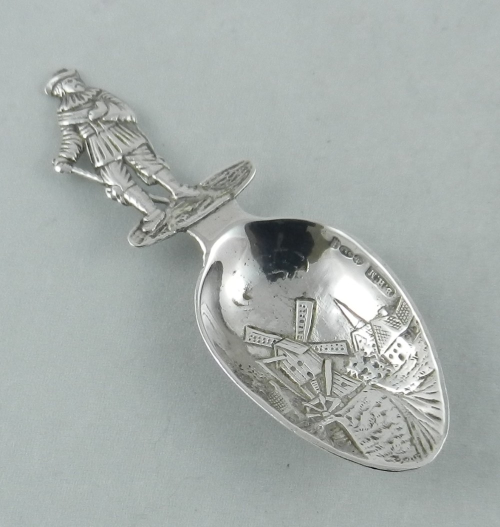 Antique Silver Caddy Spoon.