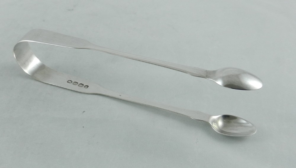Antique Silver Sugar Tongs.
