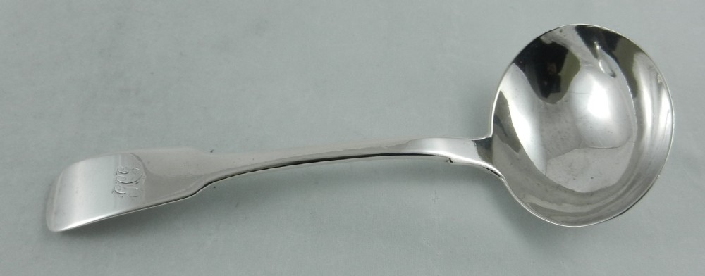 Exeter Silver Sauce Ladle. View V