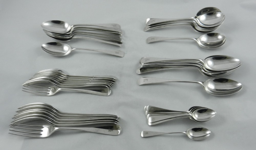 Silver Cutlery Set.