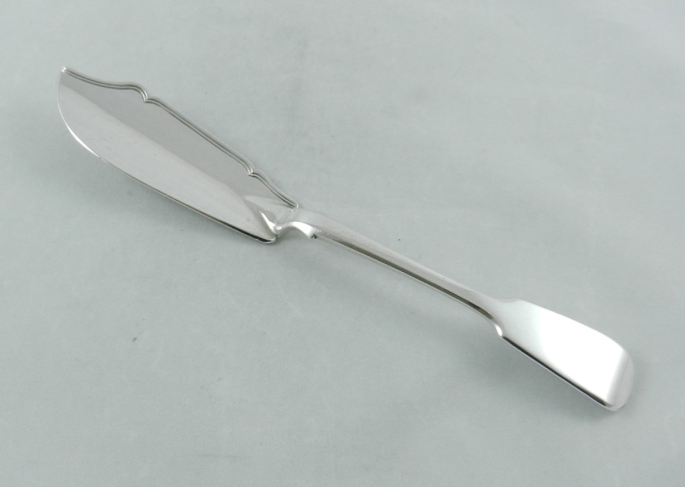 Antique Silver Butter Knife.