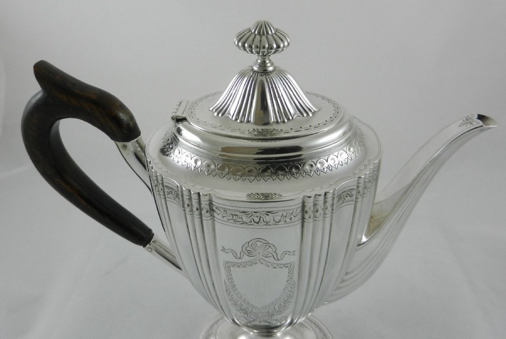 Antique Silver Coffee Pot. View IV