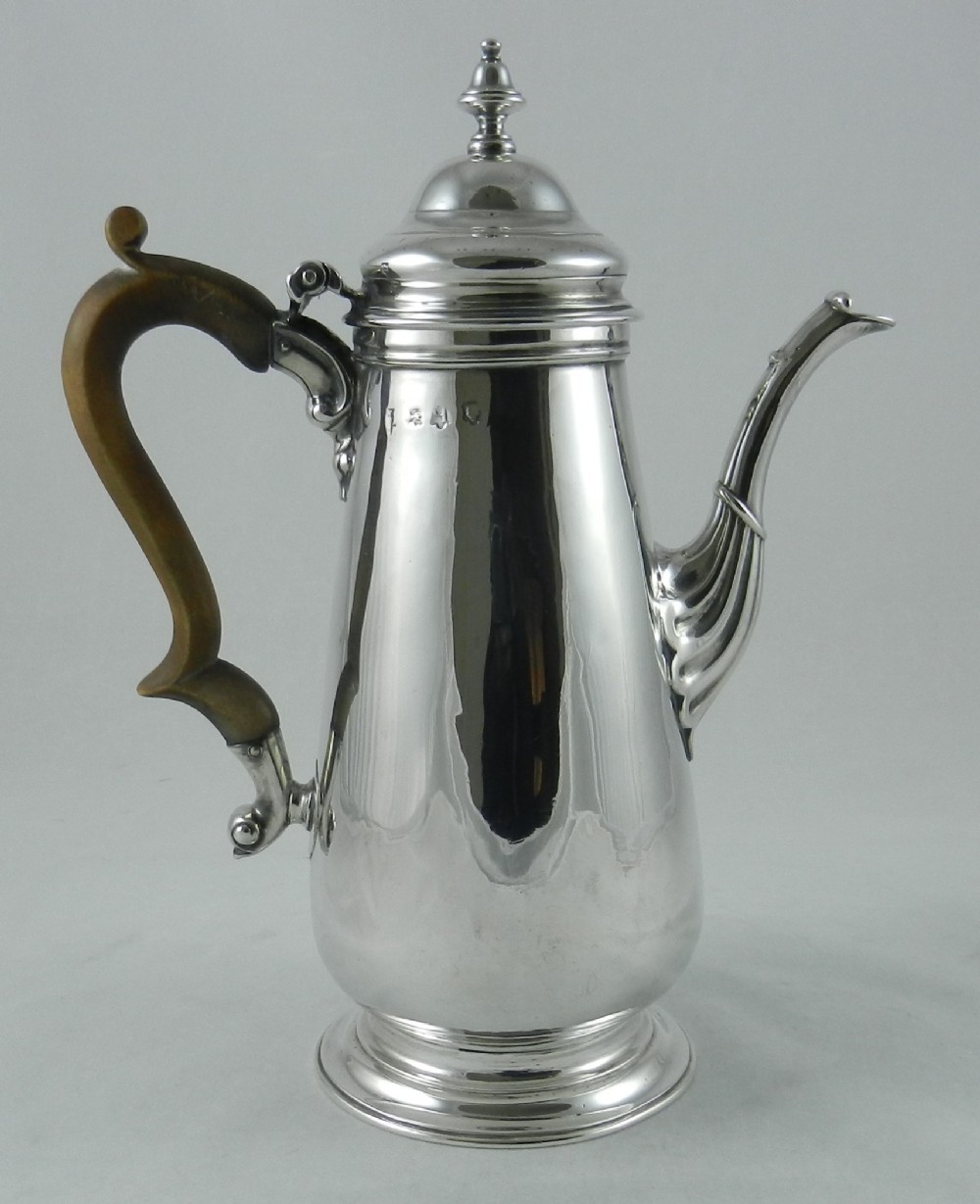 Georgian Silver Coffee Pot.