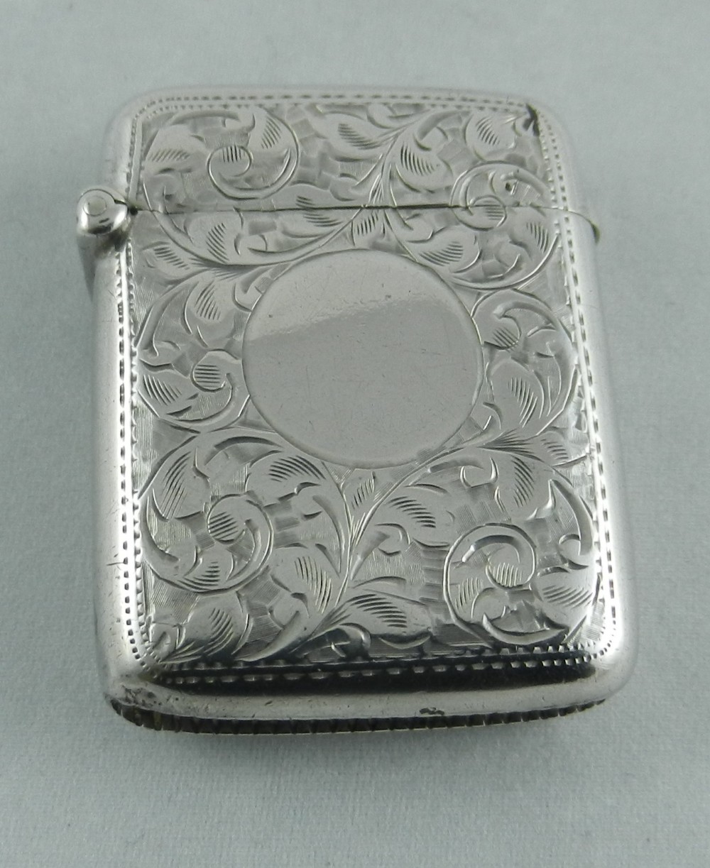 Antique Silver Vesta Case.