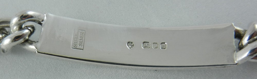 Silver Identity Bracelet. View IV