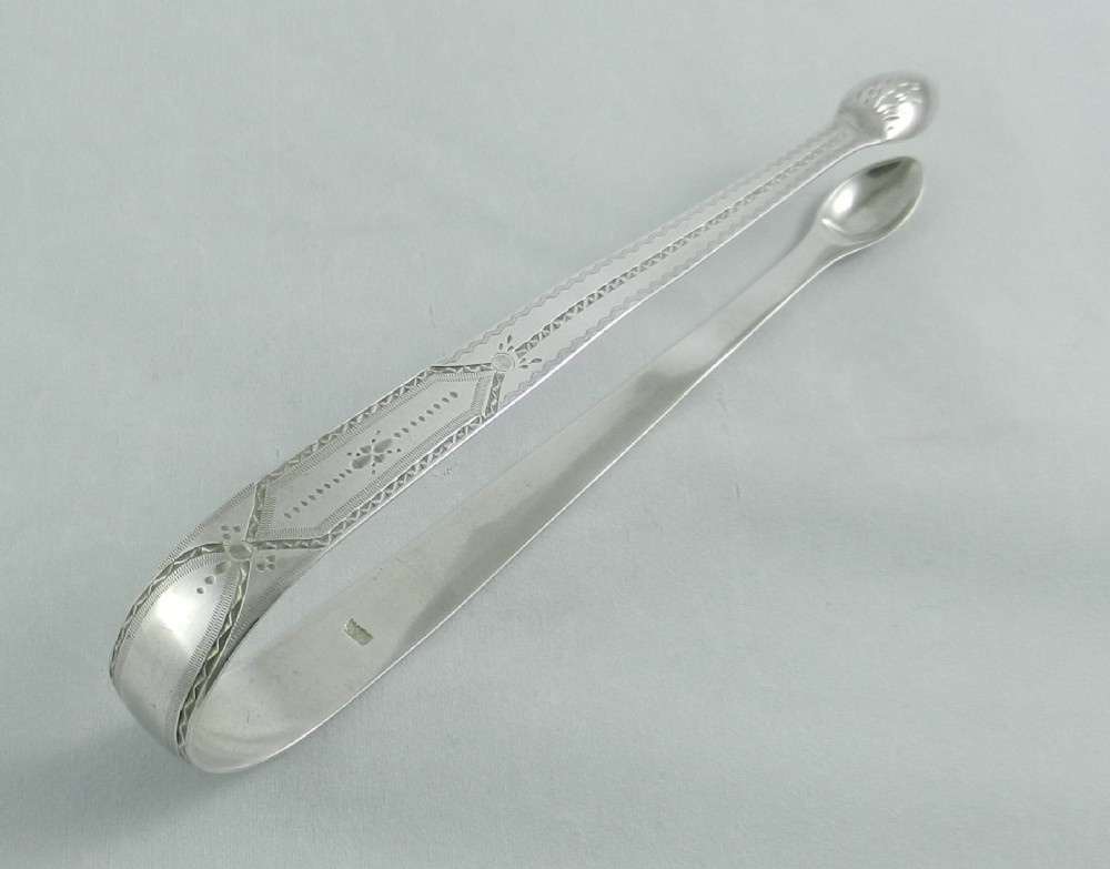 Antique Silver Sugar Tongs.