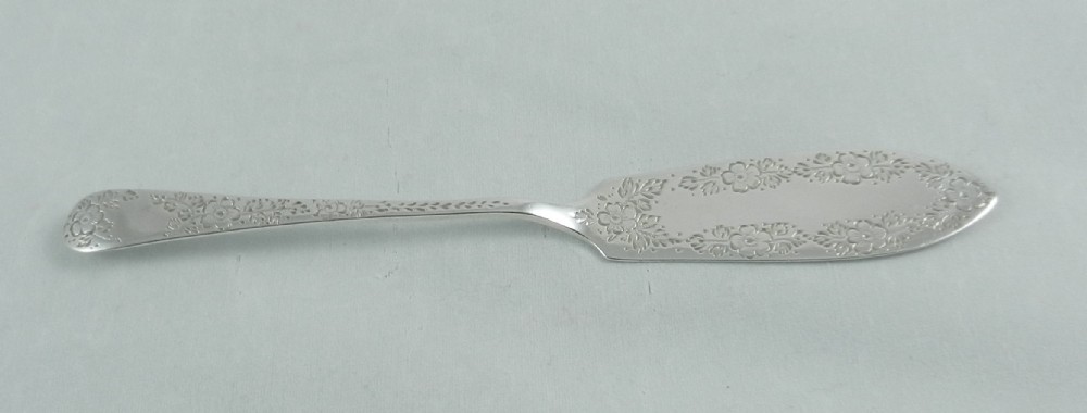 Antique Silver Butter Knife.