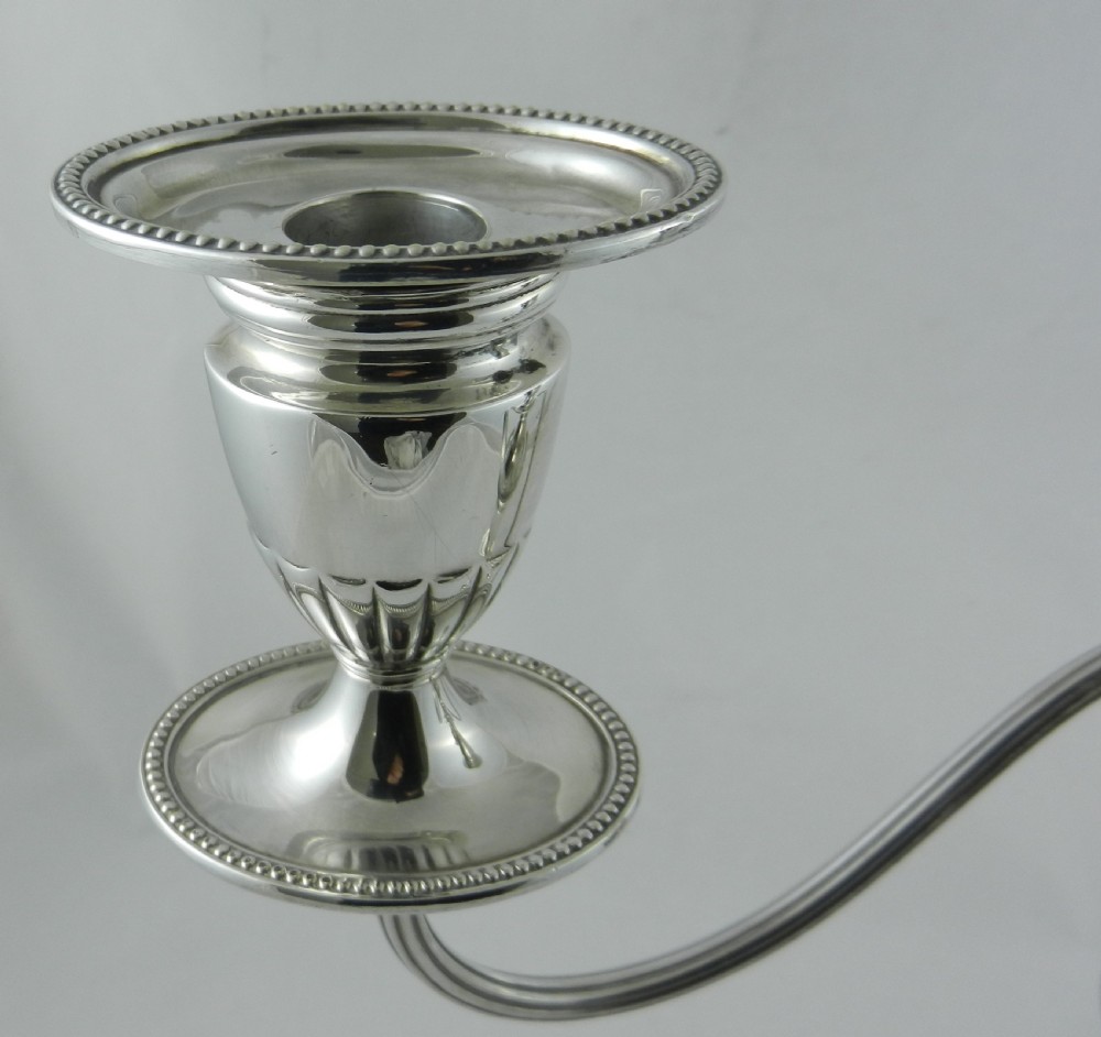 Pair Silverplated Candelabra. View VII
