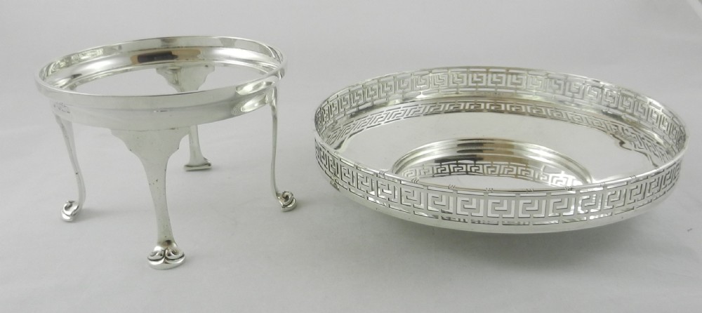 Antique Silver Fruit Bowl. View III