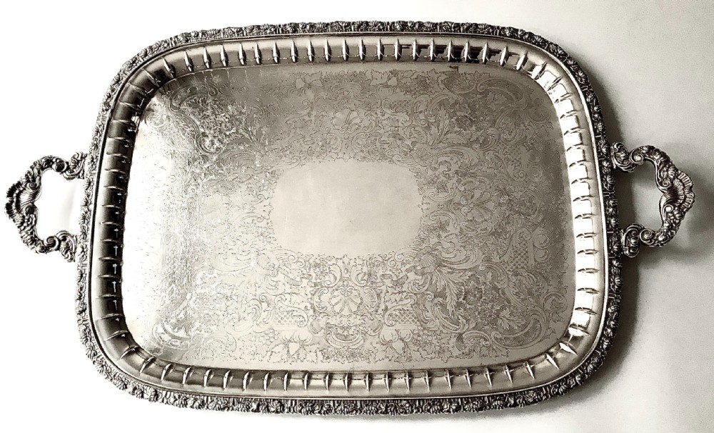 Wonderful Silver Tea Set & Tray. View III