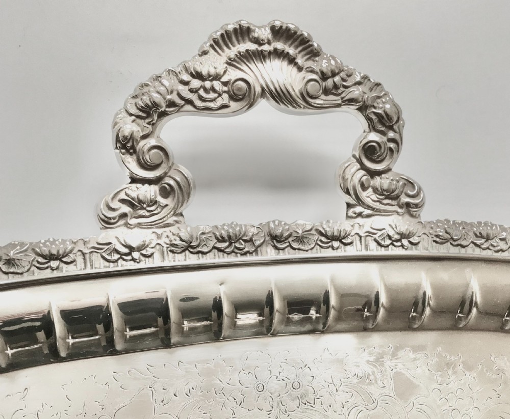 Wonderful Silver Tea Set & Tray. View V