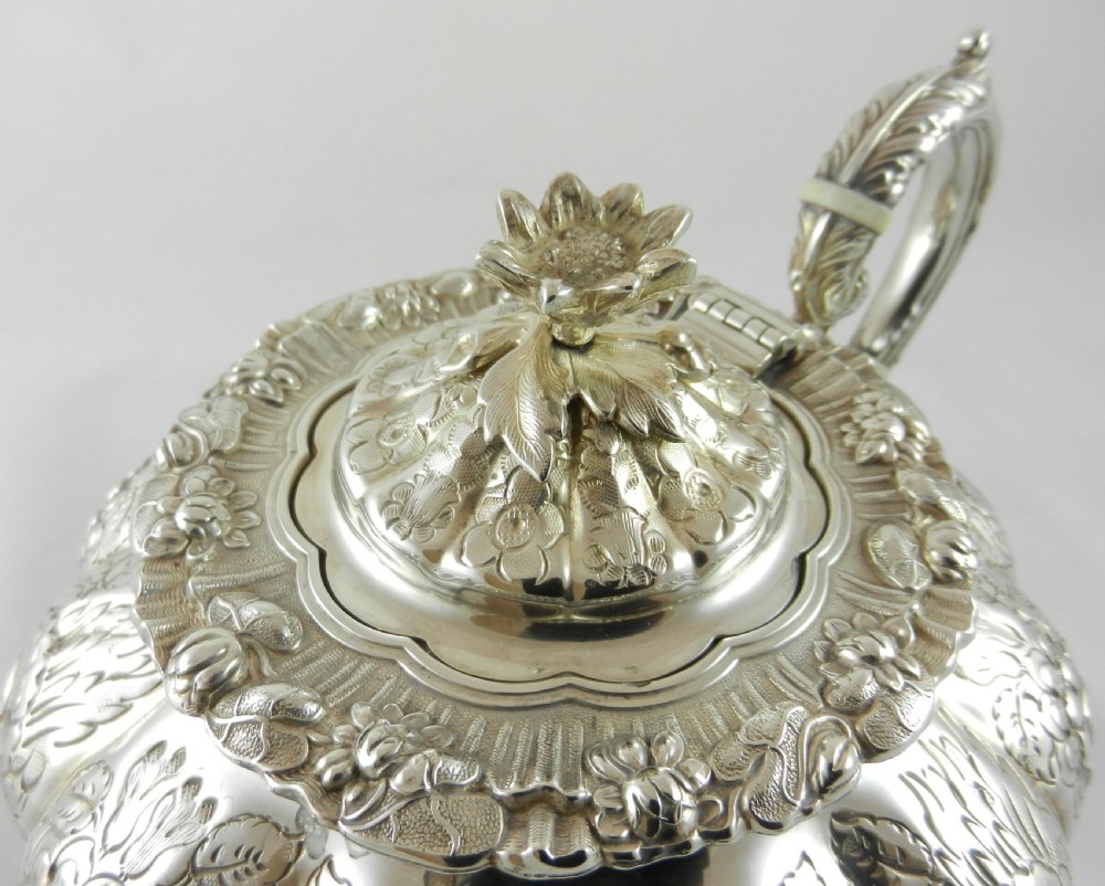 Wonderful Silver Tea Set & Tray. View VIII