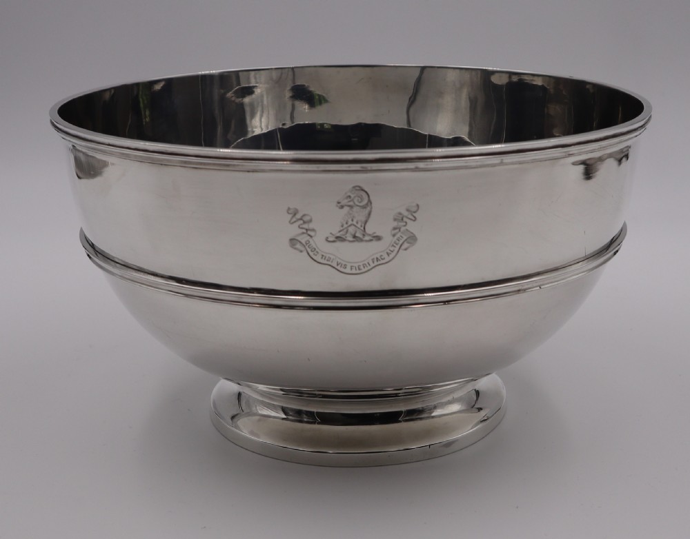 Antique Silver Rose Bowl.