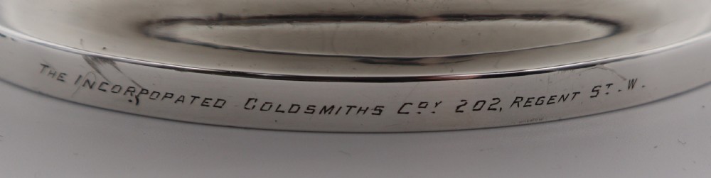 Antique Silver Rose Bowl. View V