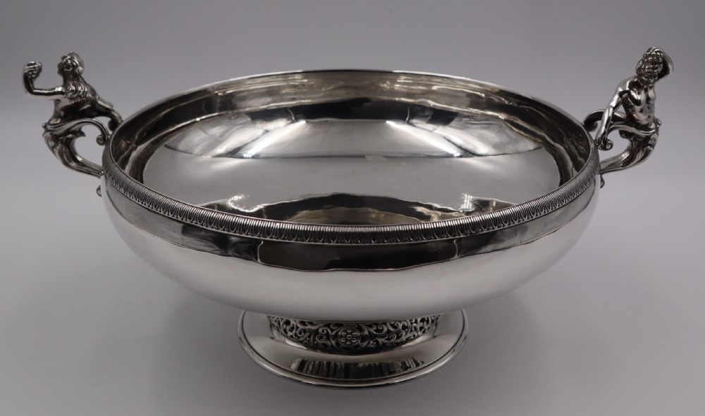Antique Silver Bowl. View III