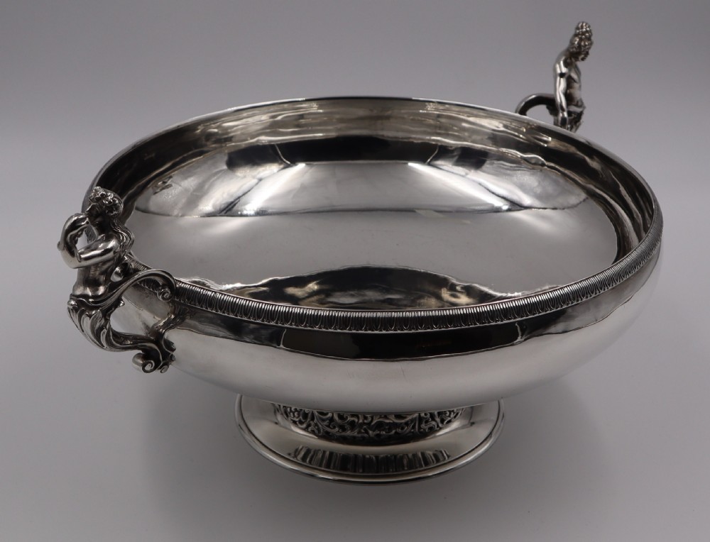 Antique Silver Bowl. View V