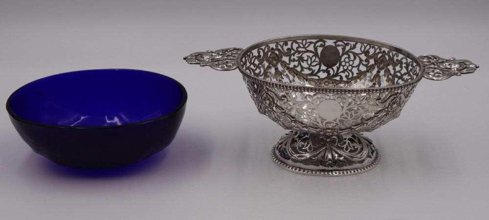 Antique Silver Bowl. View V