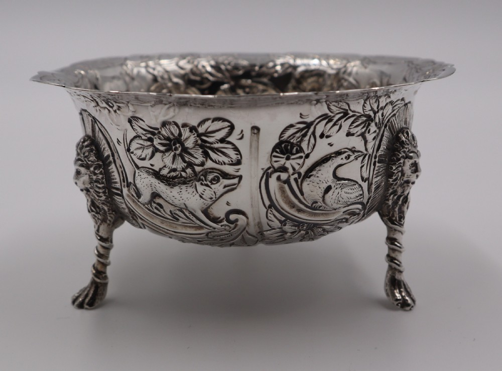 Antique Silver Sugar & Cream. View IX