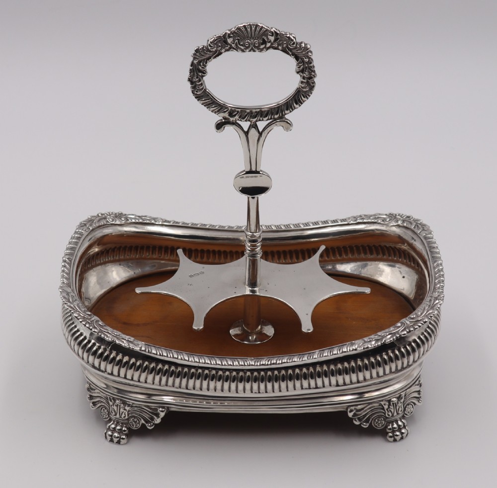 Antique Silver Seven Bottle Cruet. View III