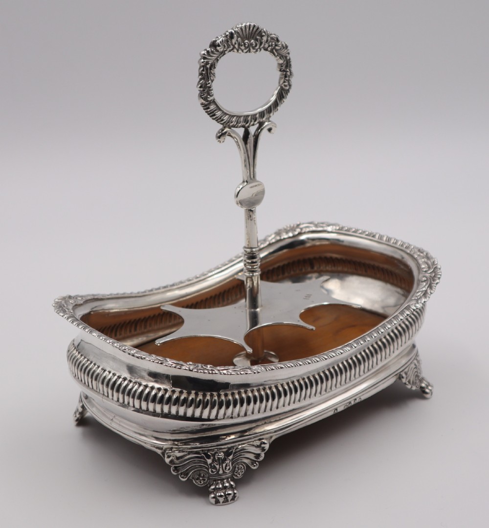 Antique Silver Seven Bottle Cruet. View IV