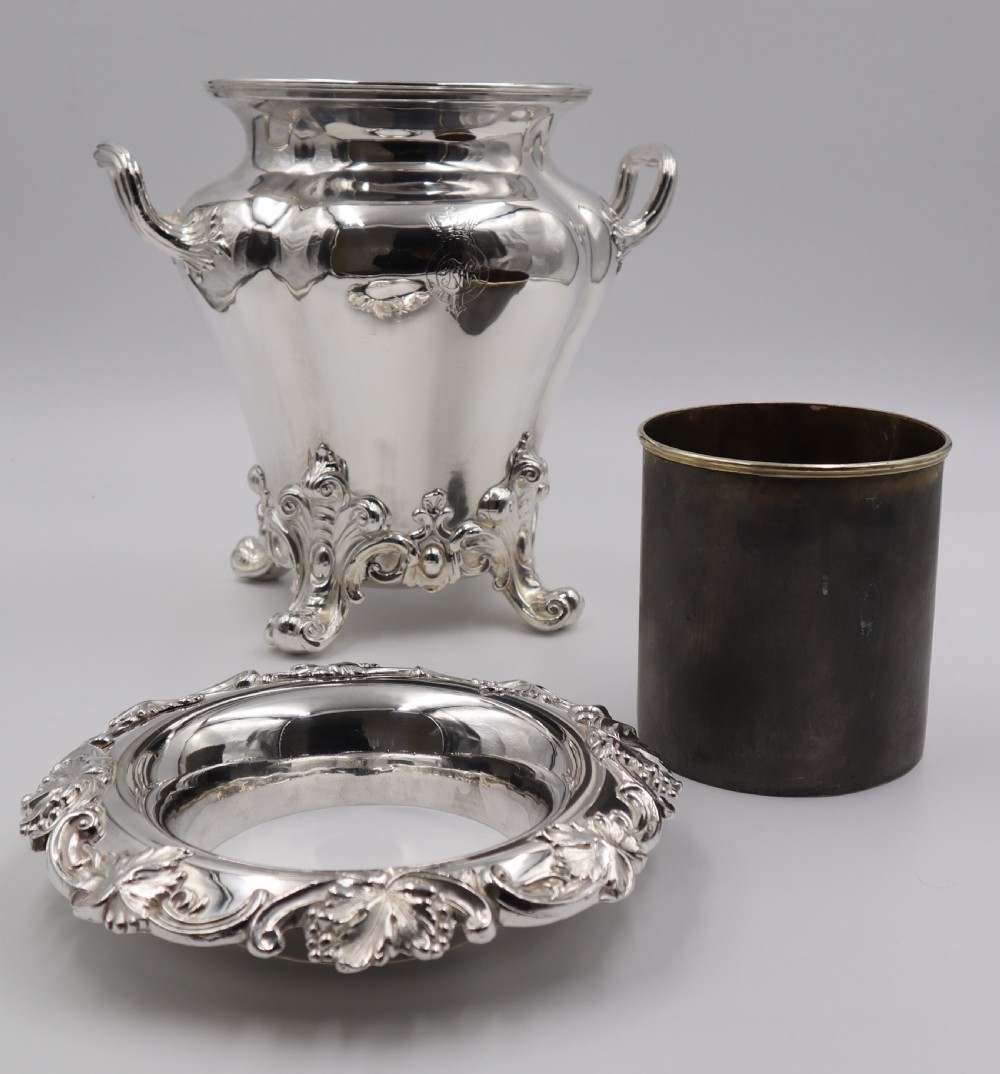 Old Sheffield Plate Wine Coolers. View IV