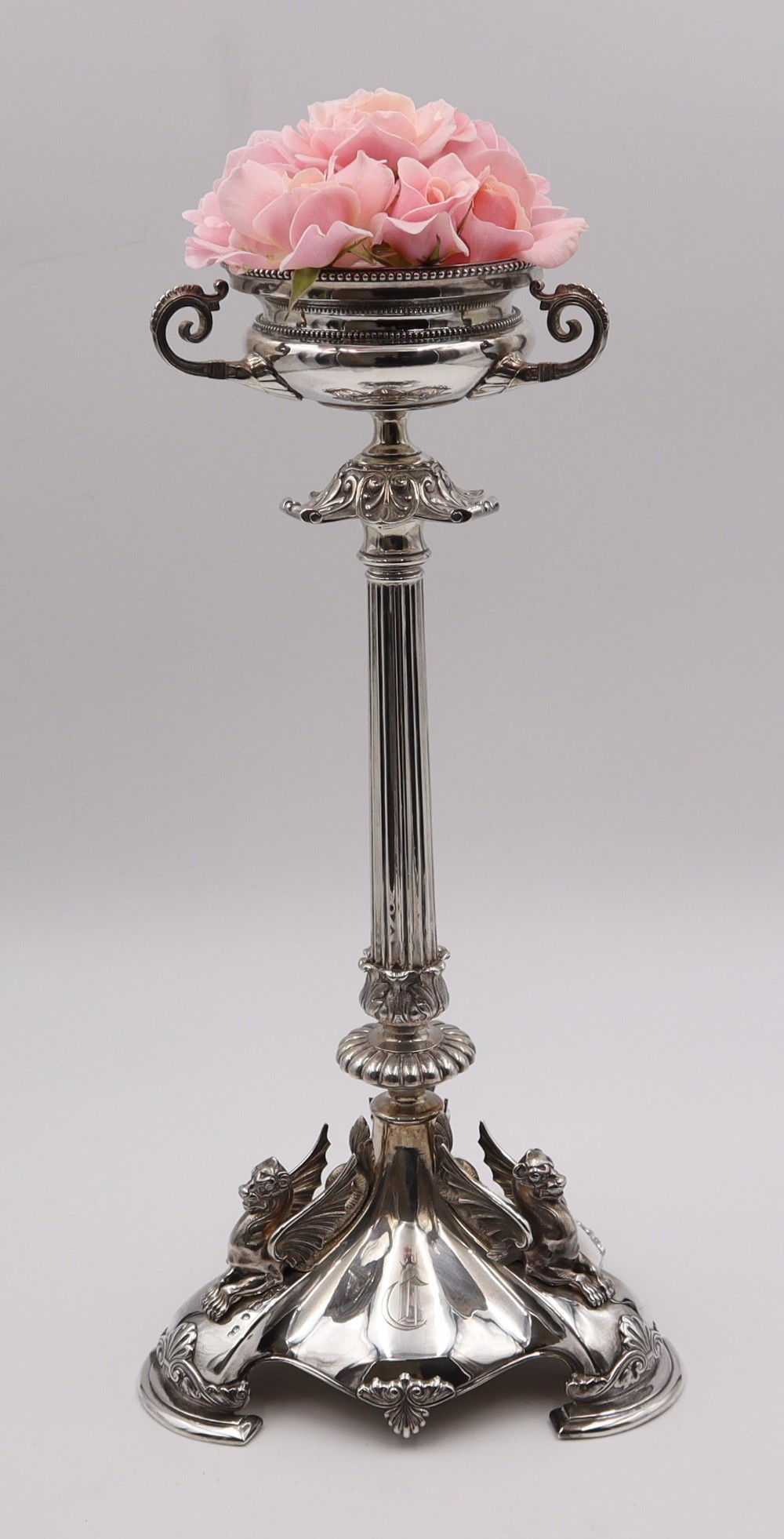 Antique Silver Table Centrepiece.