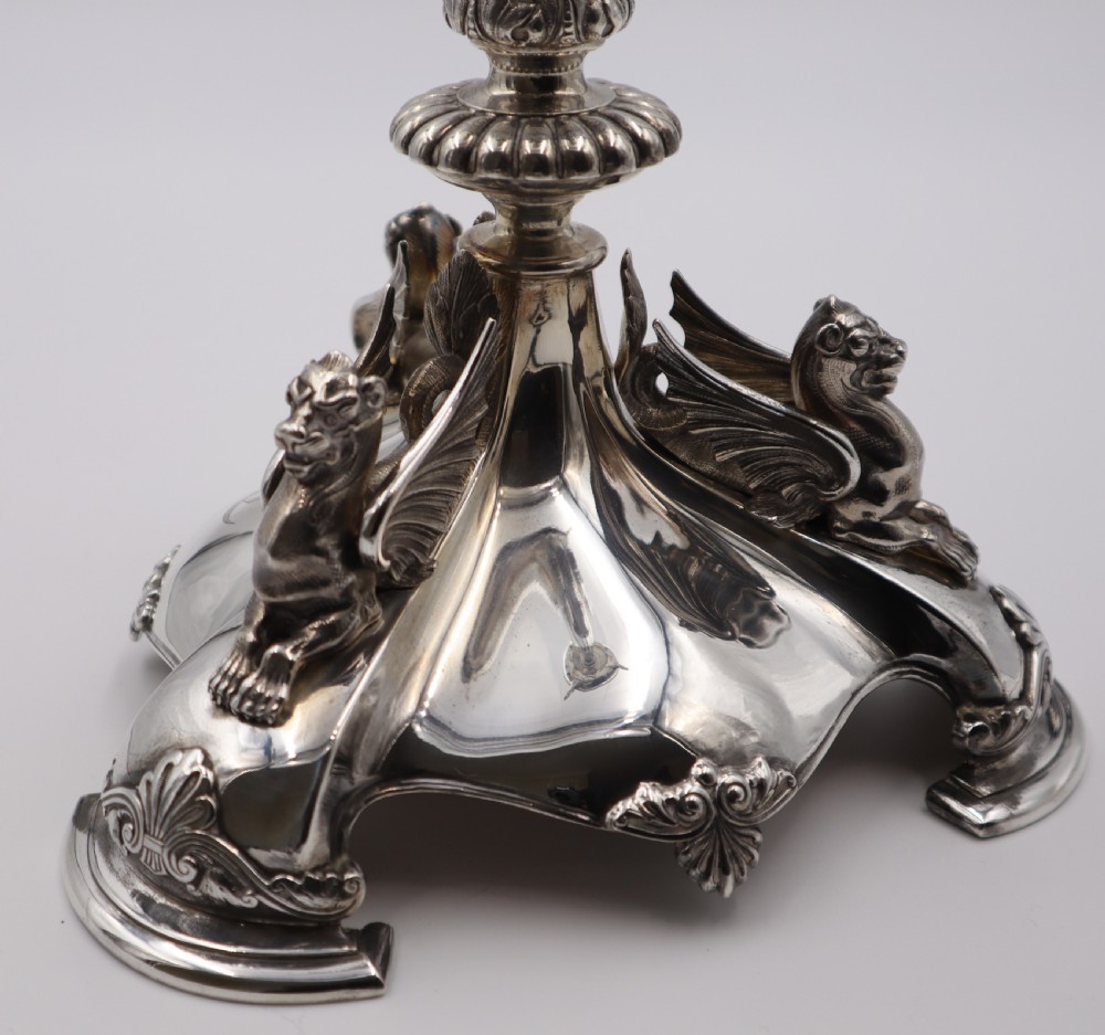 Antique Silver Table Centrepiece. View IV