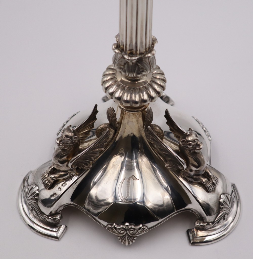 Antique Silver Table Centrepiece. View VI
