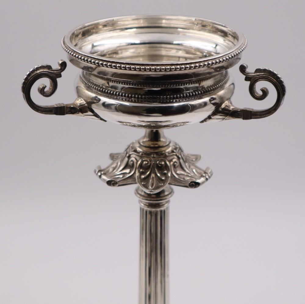 Antique Silver Table Centrepiece. View VII