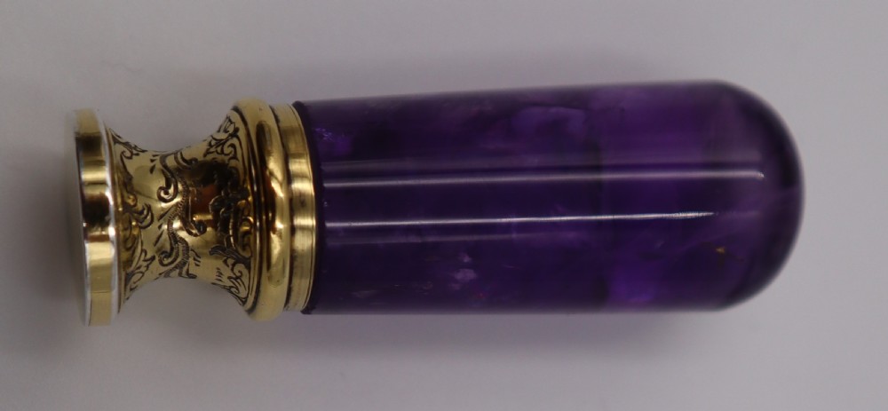 Antique Silver-Gilt Desk Seal. View III