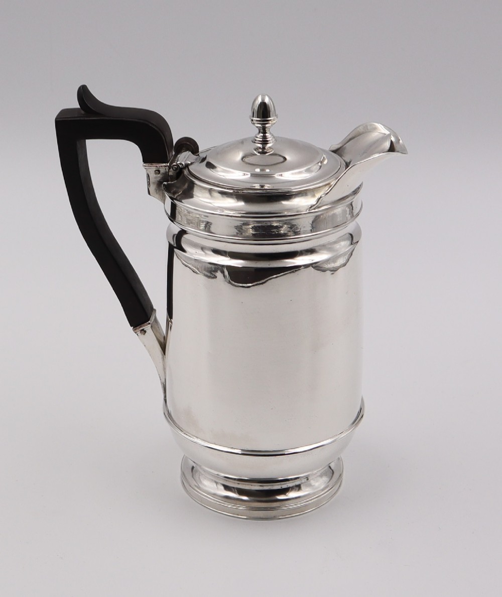 Antique Silver Coffee Jug.