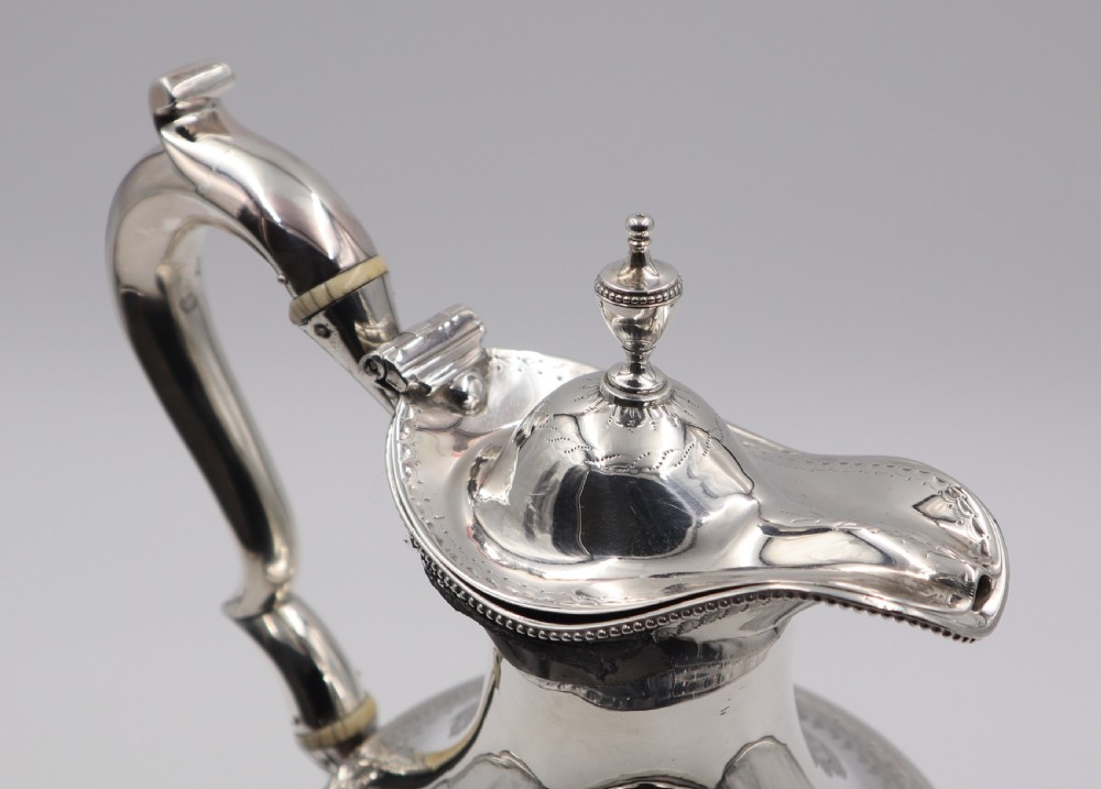 Antique Silver Ewer. View V