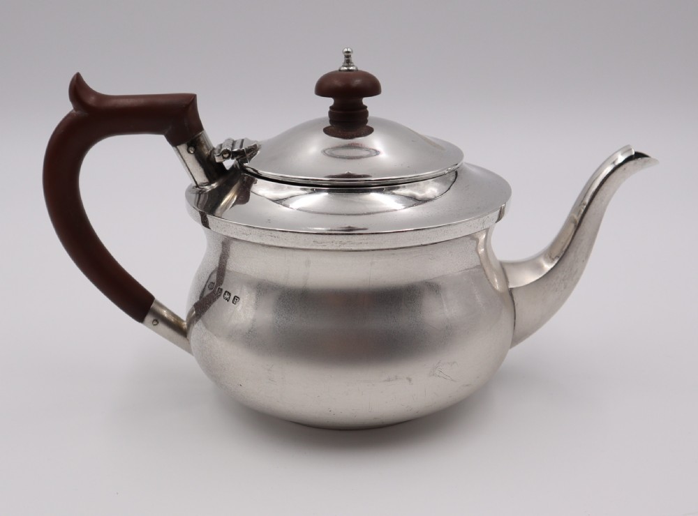 Art Deco Silver Tea Pot.