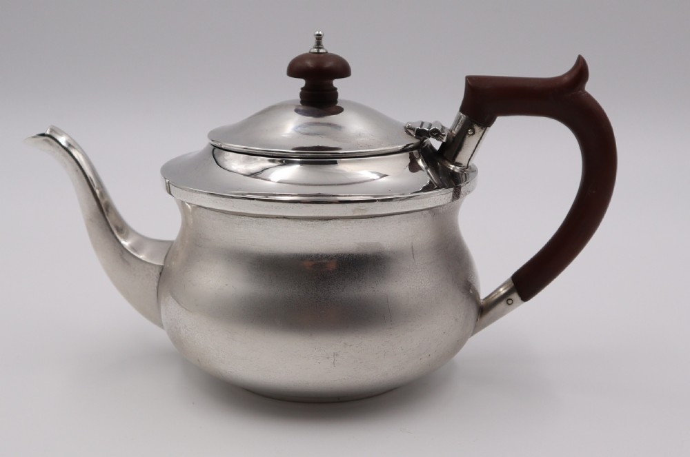 Art Deco Silver Tea Pot. View II