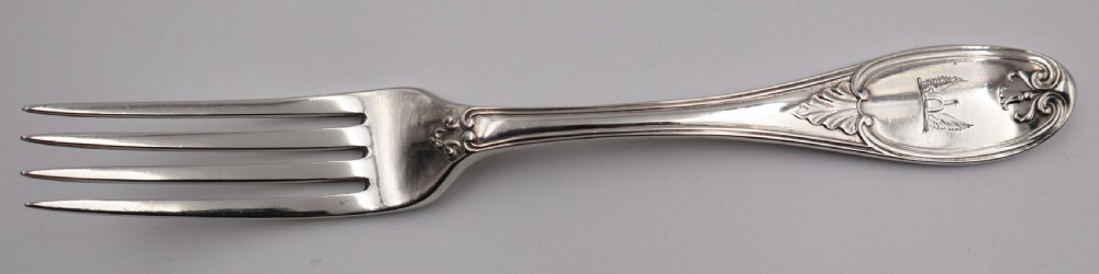 Rare Antique Silver Wellington Pattern Cutlery. View II
