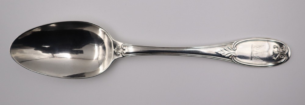 Rare Antique Silver Wellington Pattern Cutlery. View V