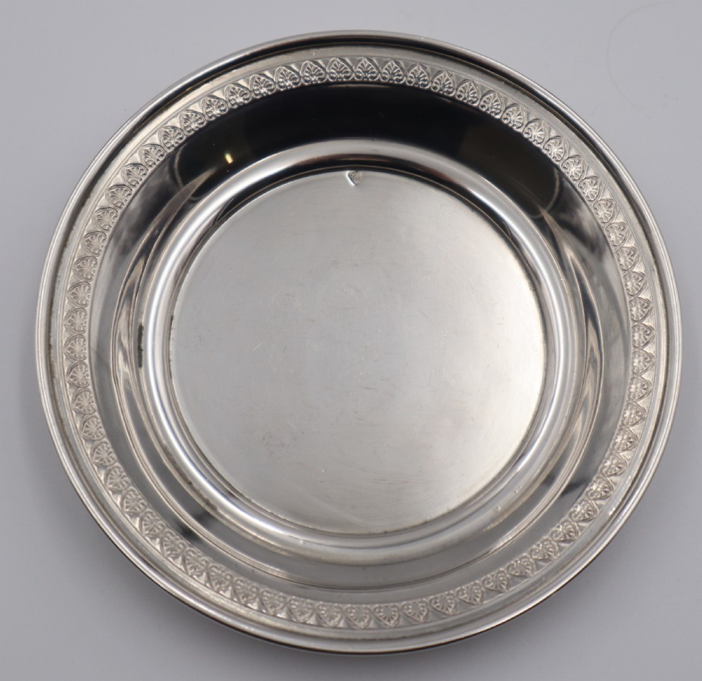 Pair Of Silver Cups & Saucers. View IV
