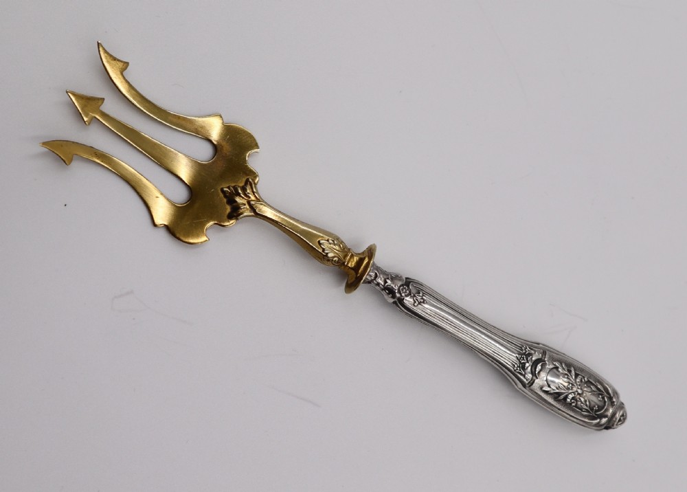 Antique Silver Hors d'Ouvres Set. View V