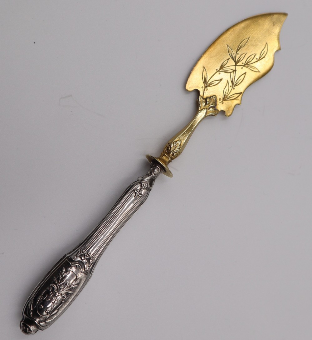 Antique Silver Hors d'Ouvres Set. View XI