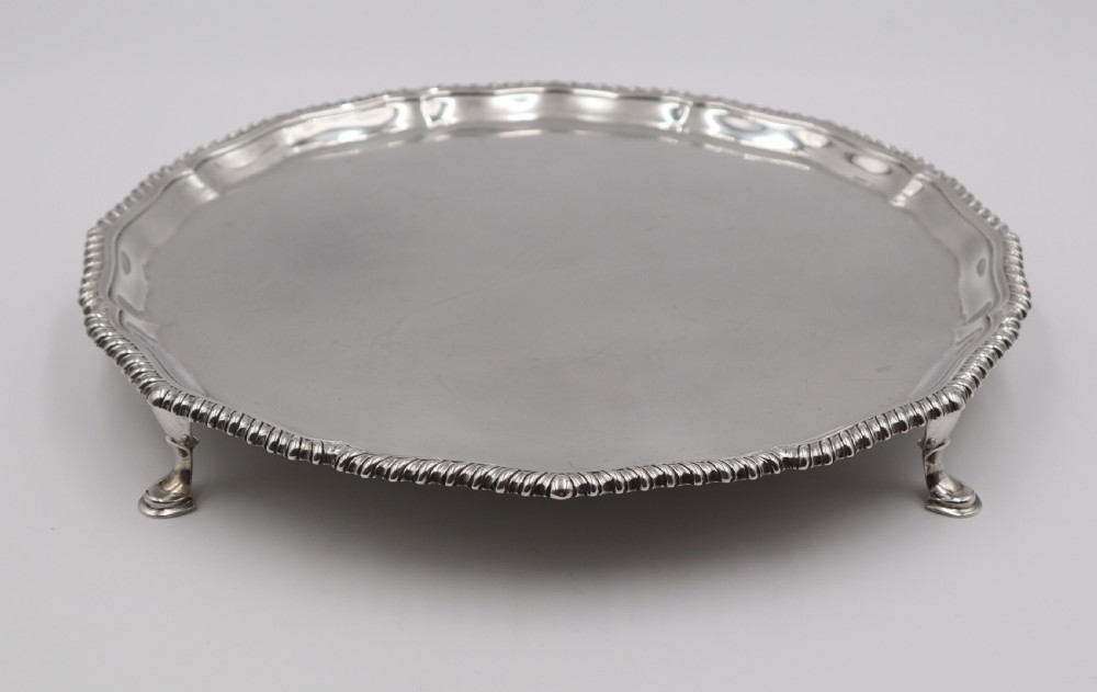 Silver Harrods Ltd. Salver. View II