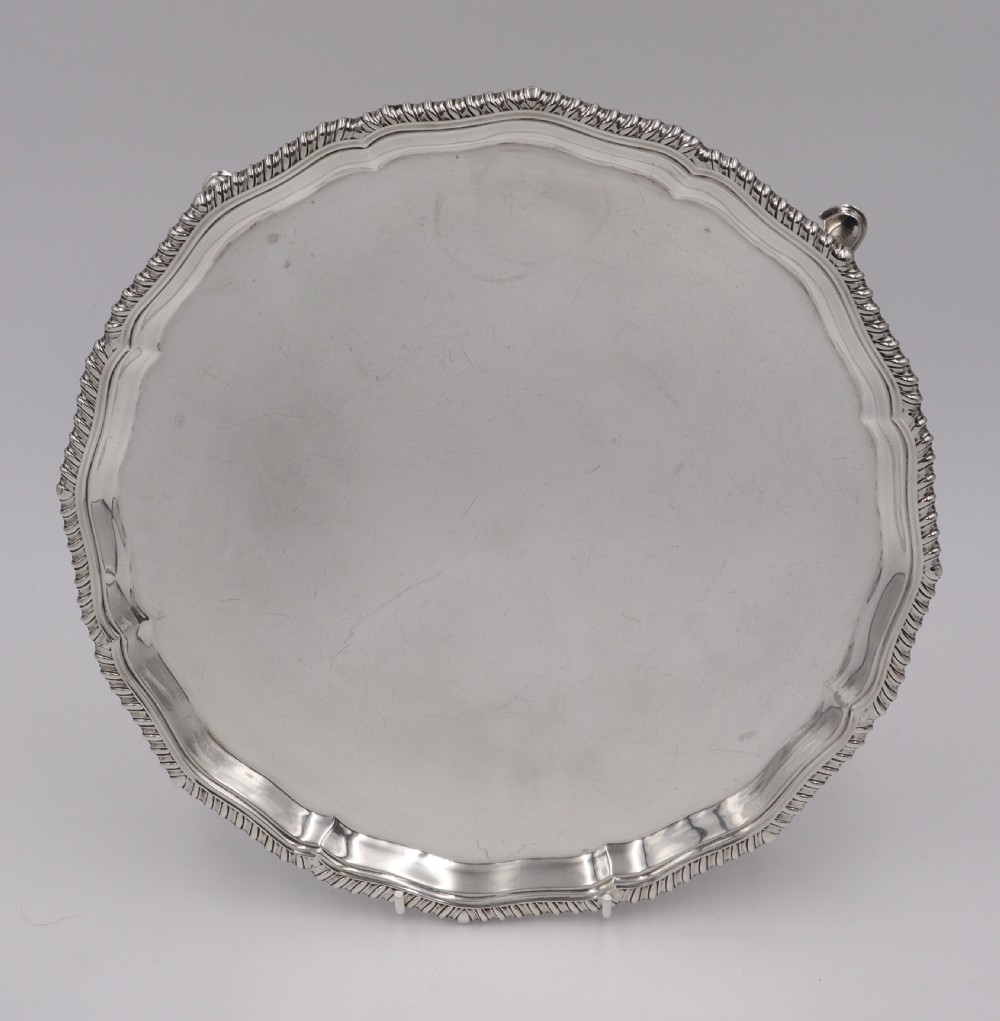 Silver Harrods Ltd. Salver. View III