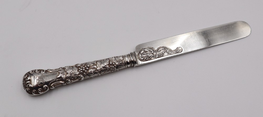 Antique Silver Christening Set. View III