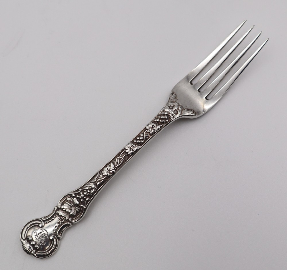 Antique Silver Christening Set. View IX