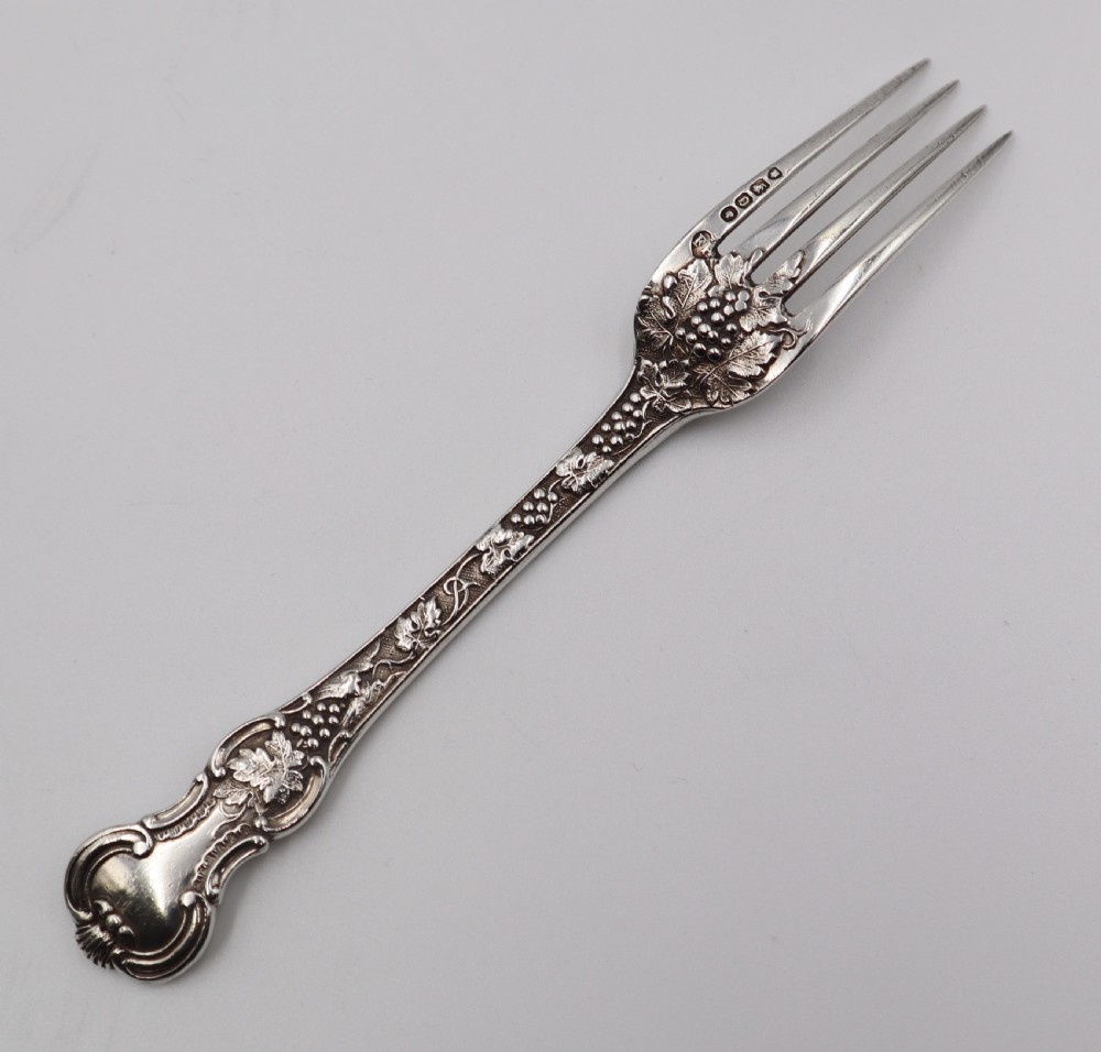 Antique Silver Christening Set. View X