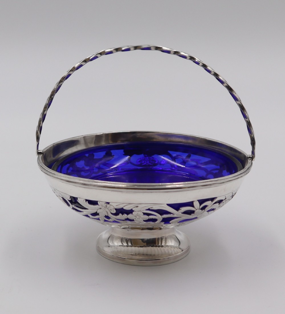 Antique Silver Sweet Basket.