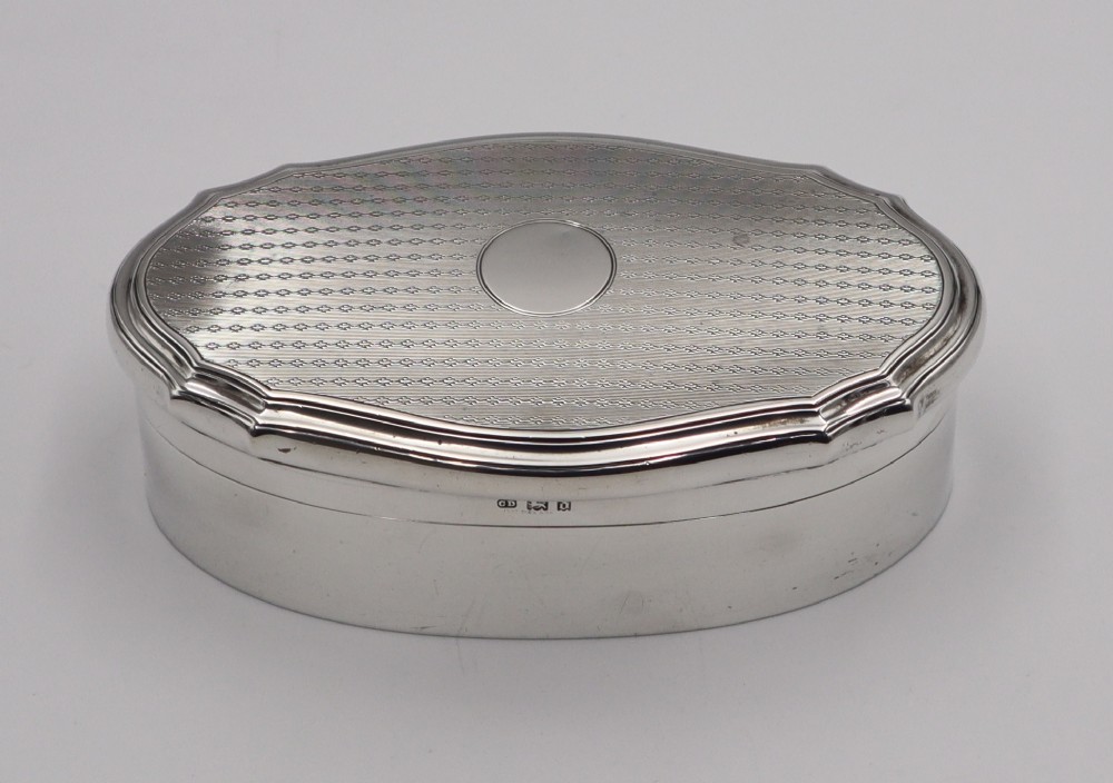 Antique Silver Jewel Box.